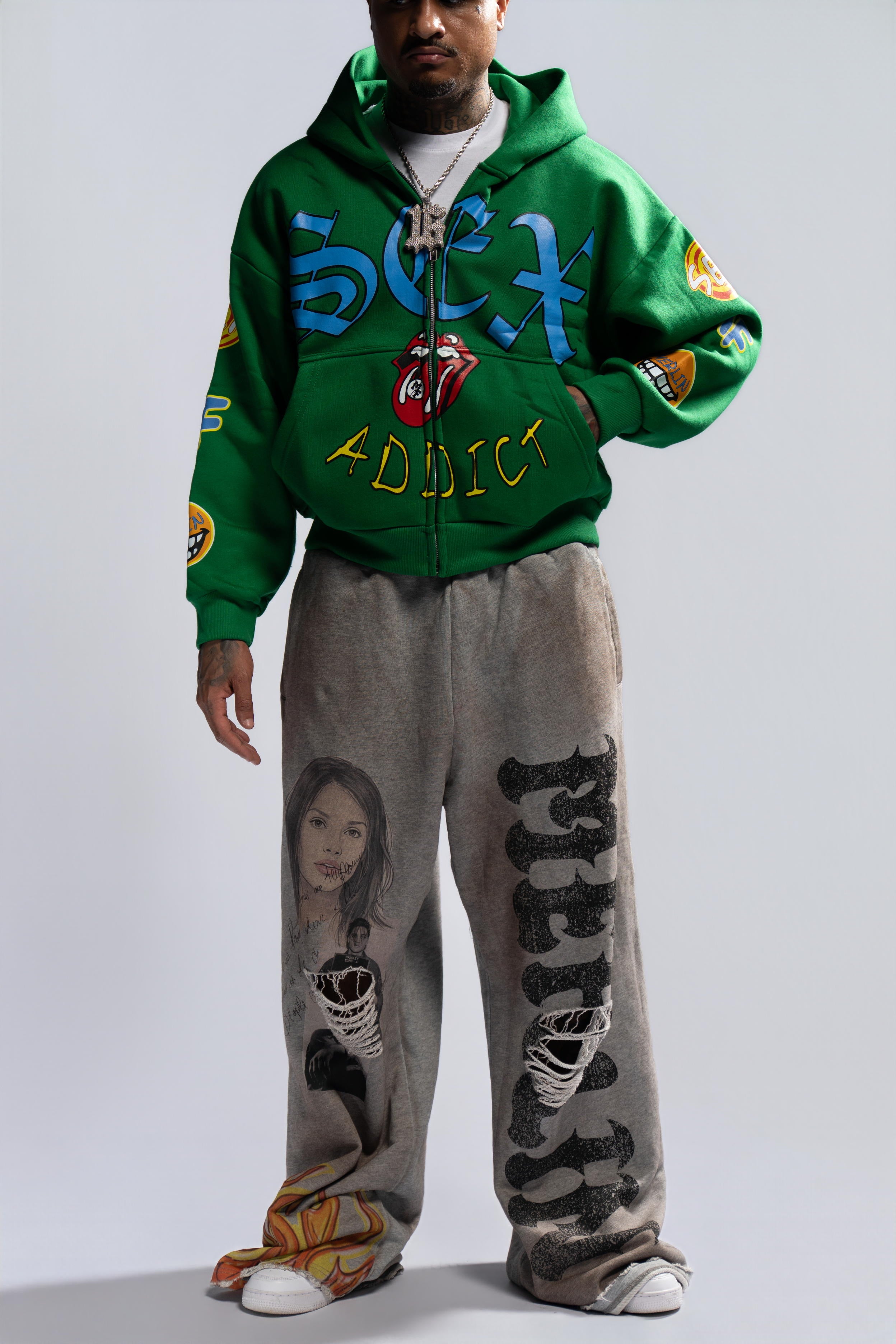 Loaded Addiction Hoodie Green