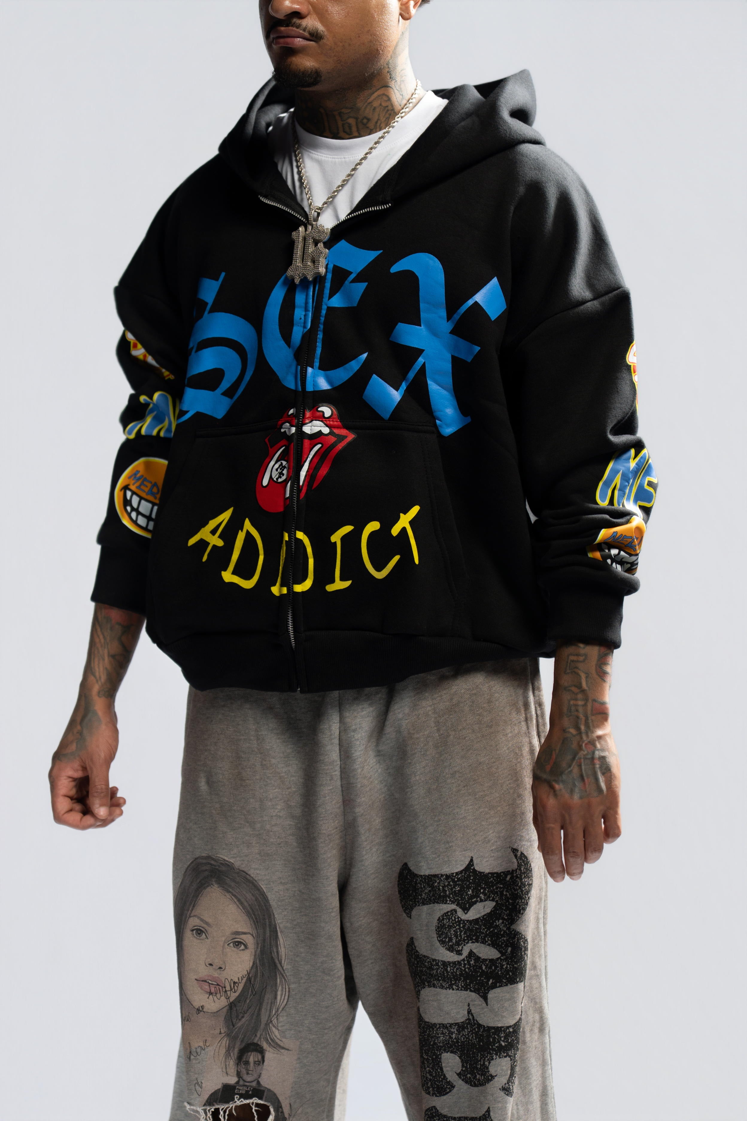 Loaded Addiction Hoodie Black
