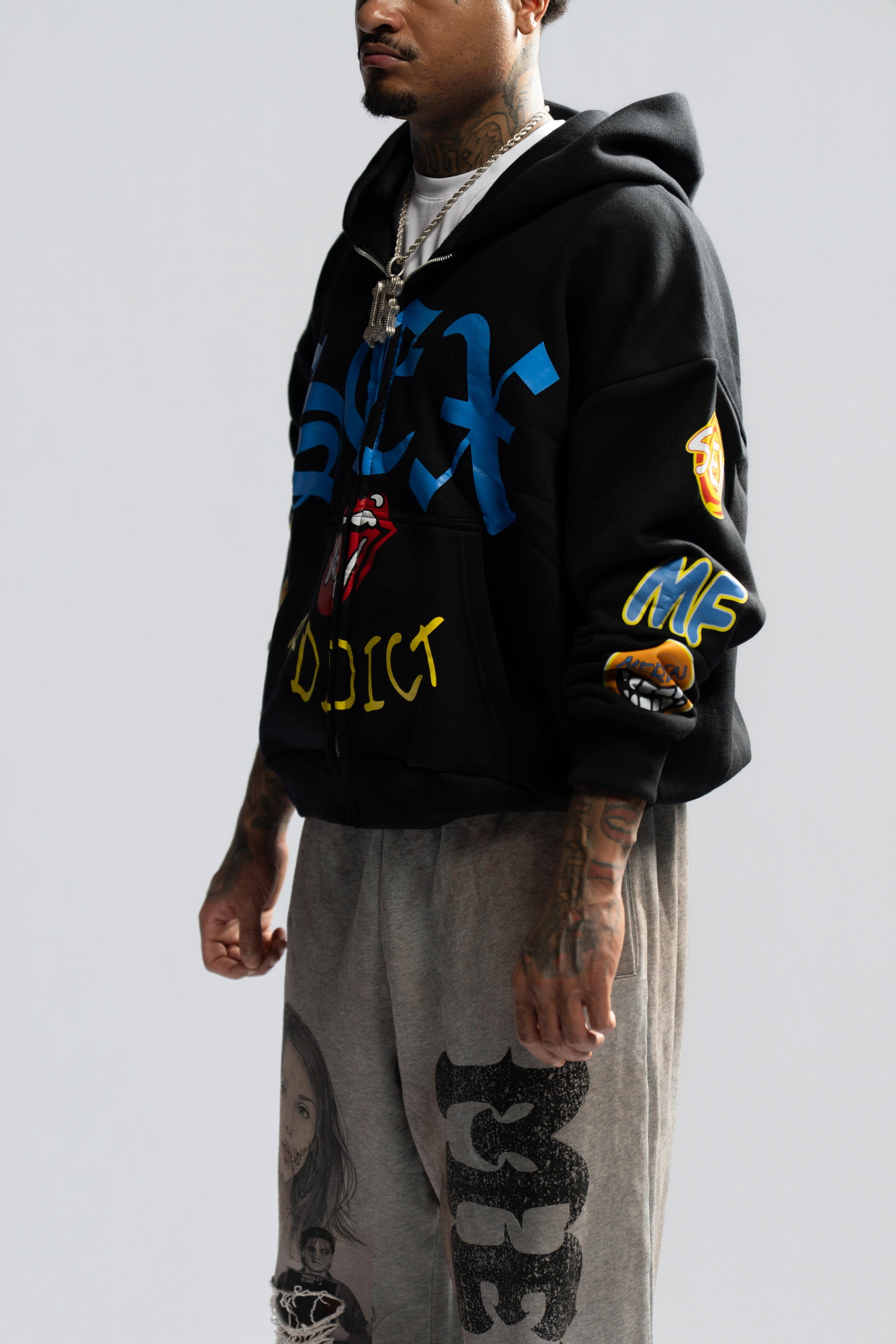 Loaded Addiction Hoodie Black