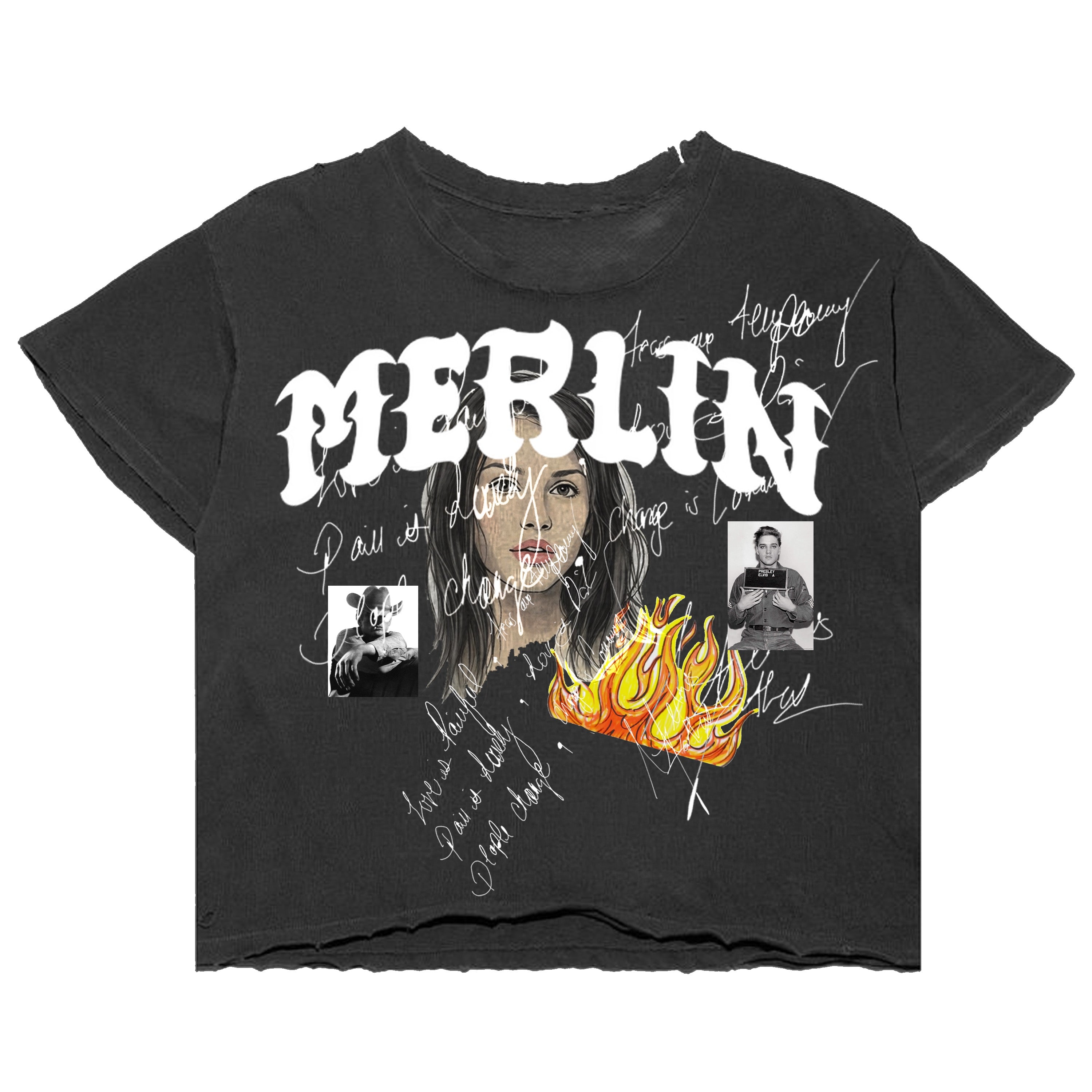 Lady Flame Tee Black