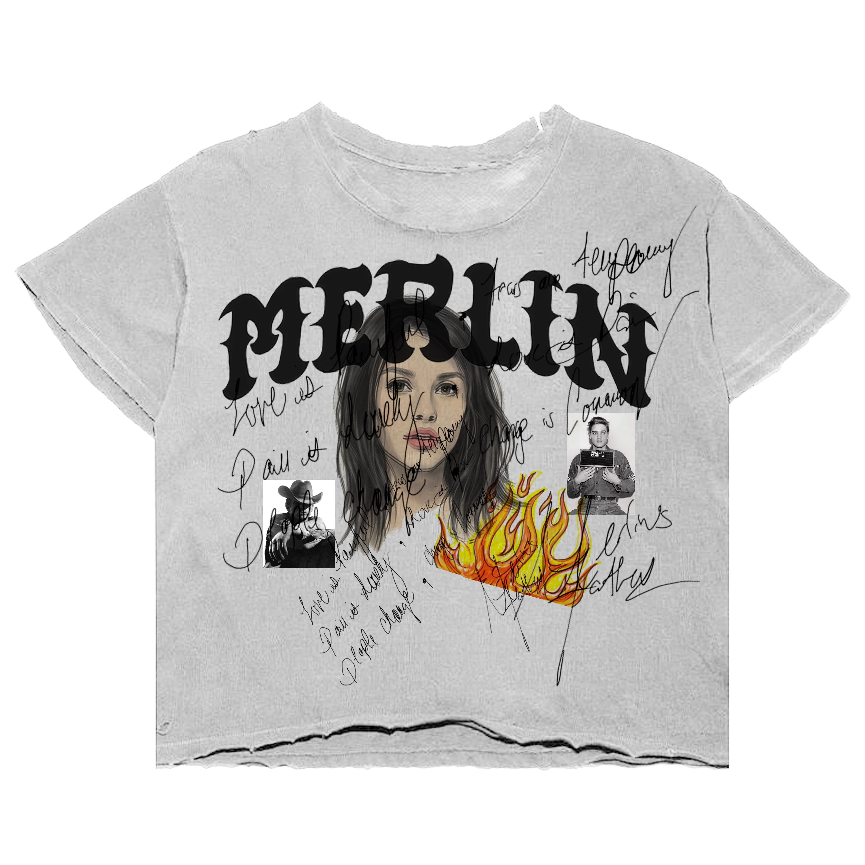 Lady Flame Tee White