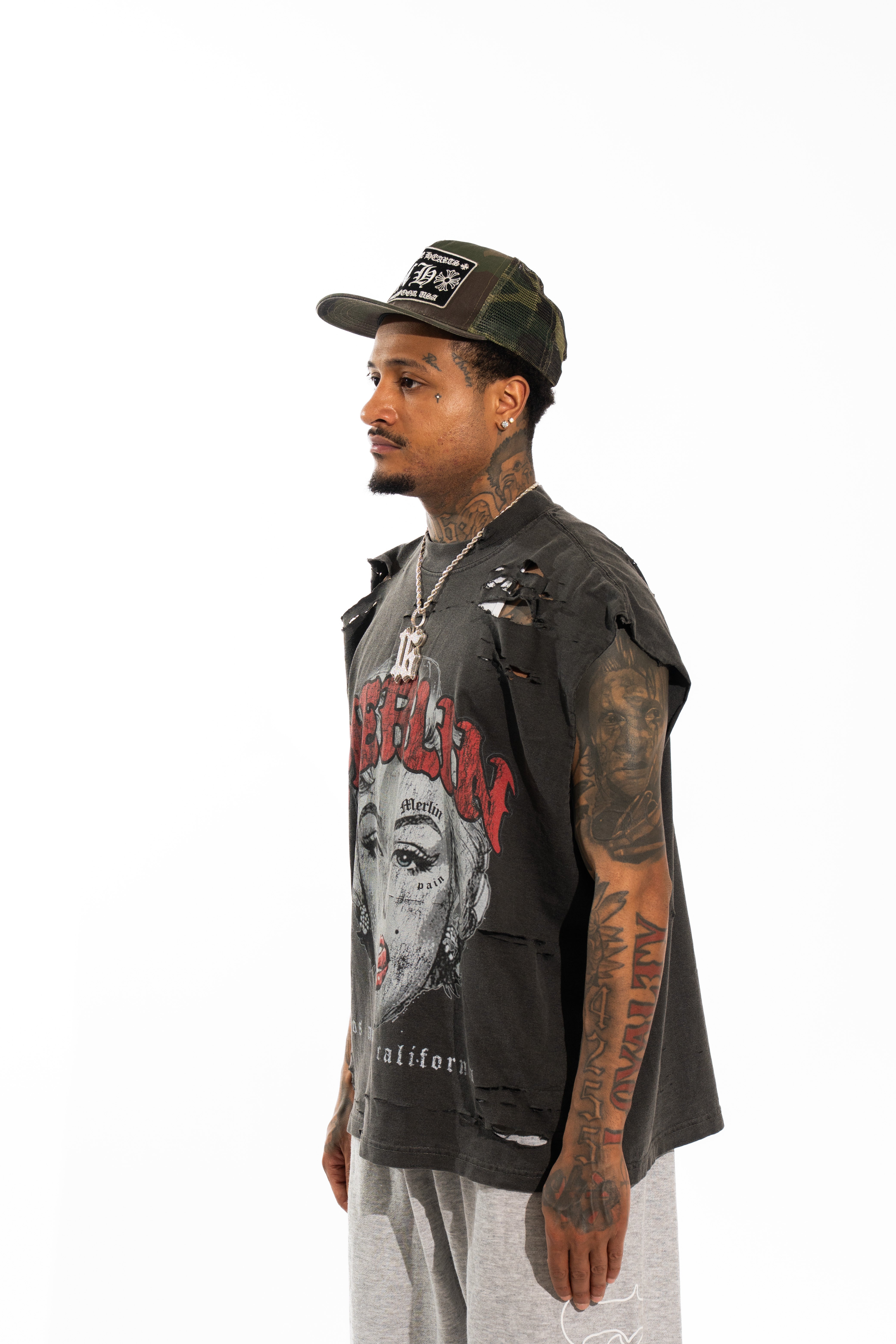 Bulldog Champ Tee Black Washed