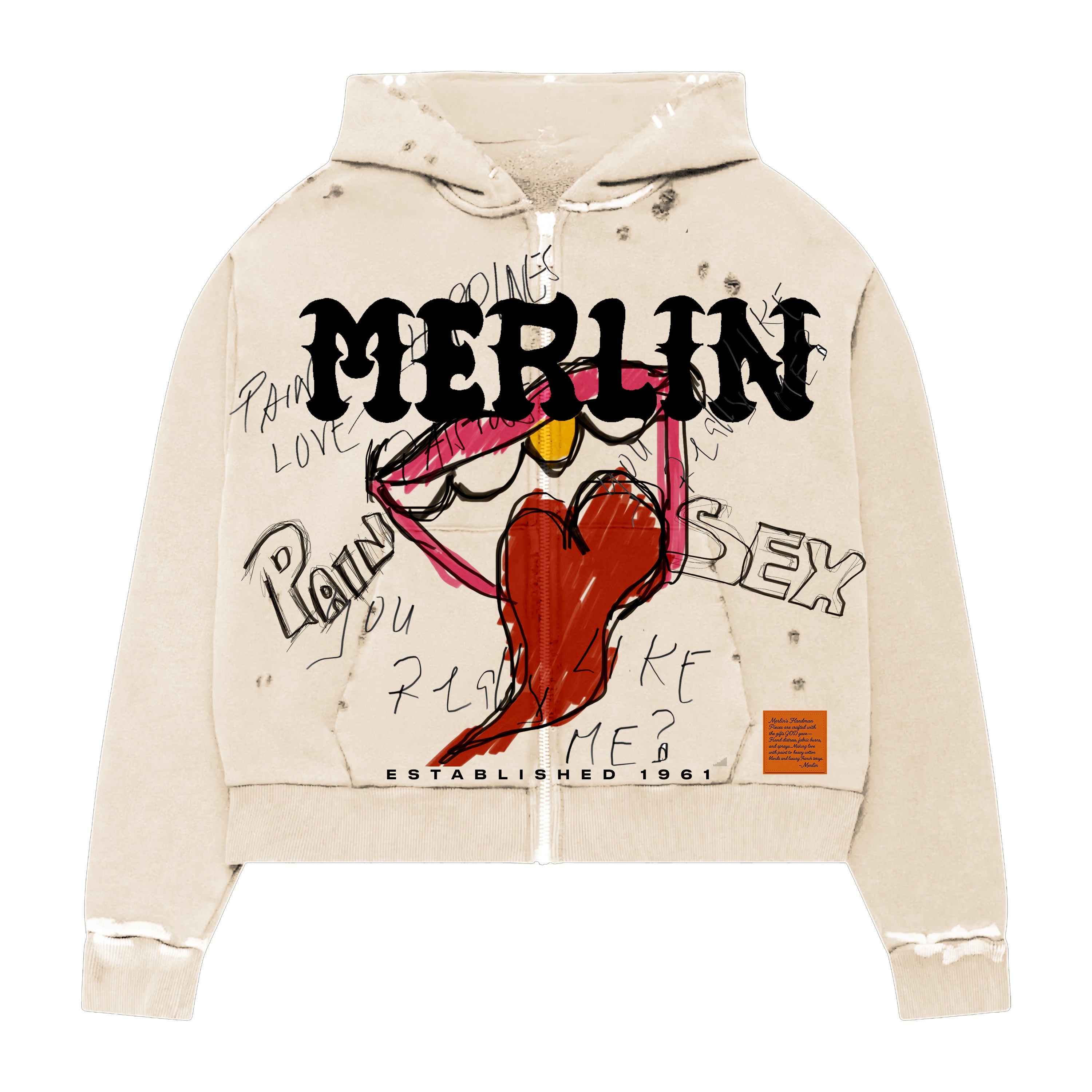 Handmade Scream Hoodie