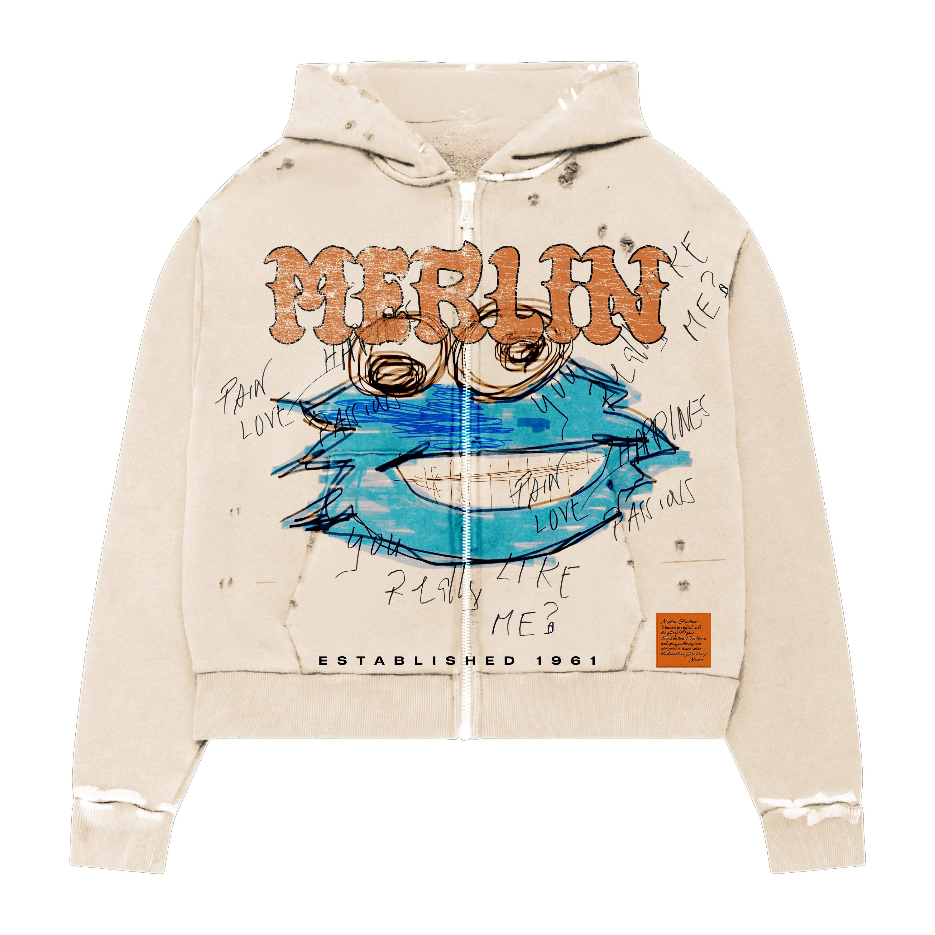 Handmade Cookie Monster Hoodie