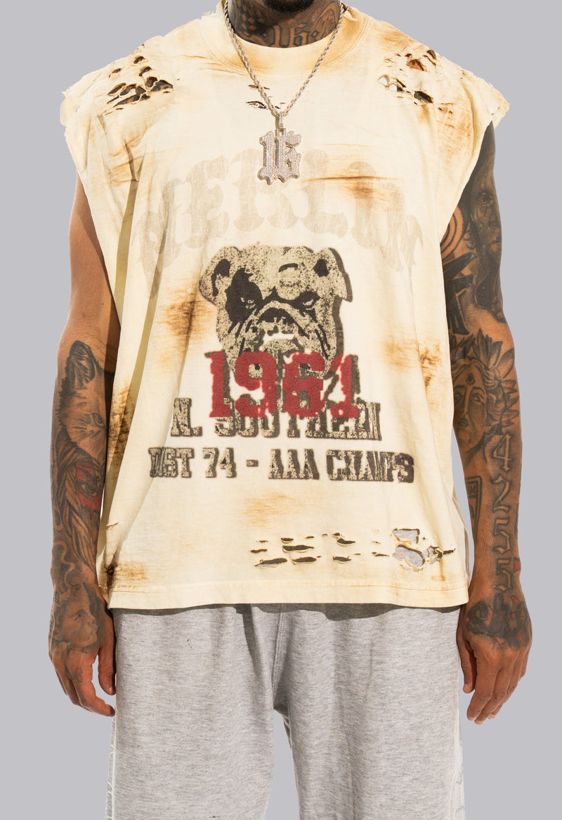 Bulldogs Champ Tee Cream