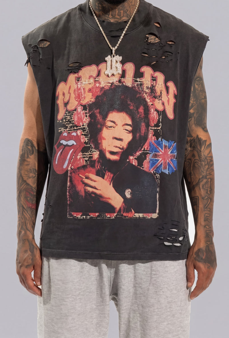 Jimmy Merlin Tee Black