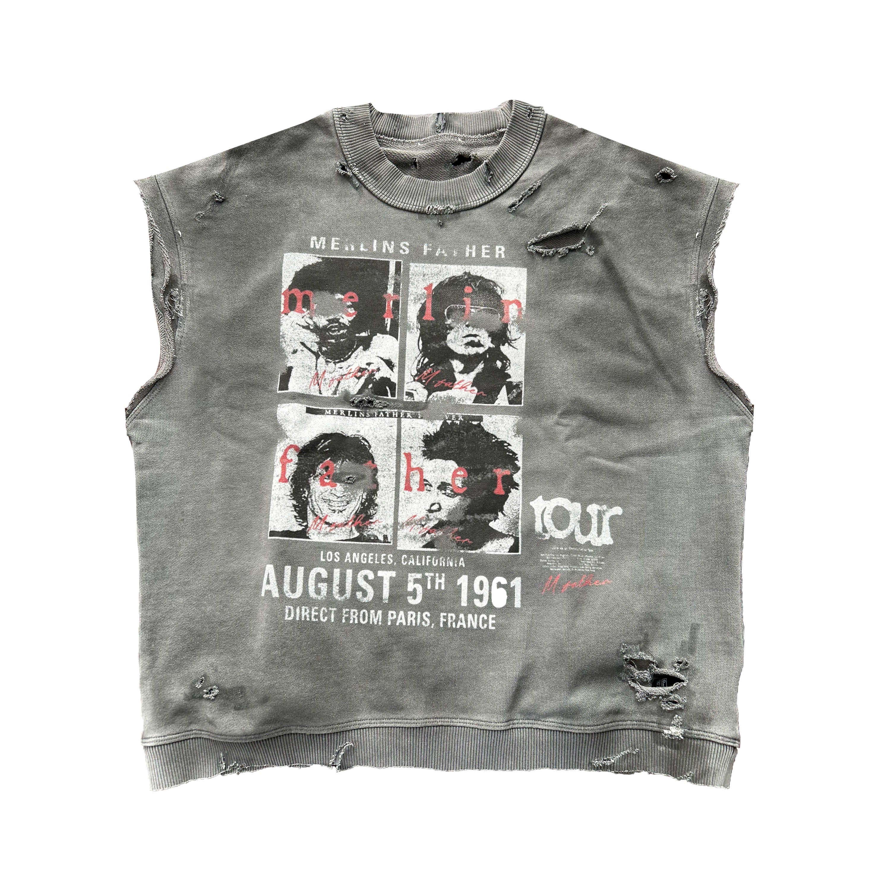 Merlin's Paris Tour Sleeveless Tee