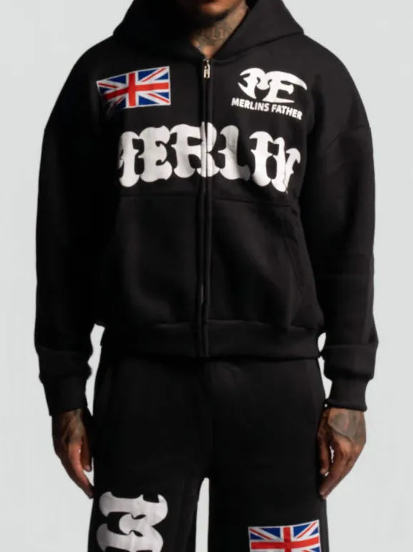Uk Merlin Hoodie Black
