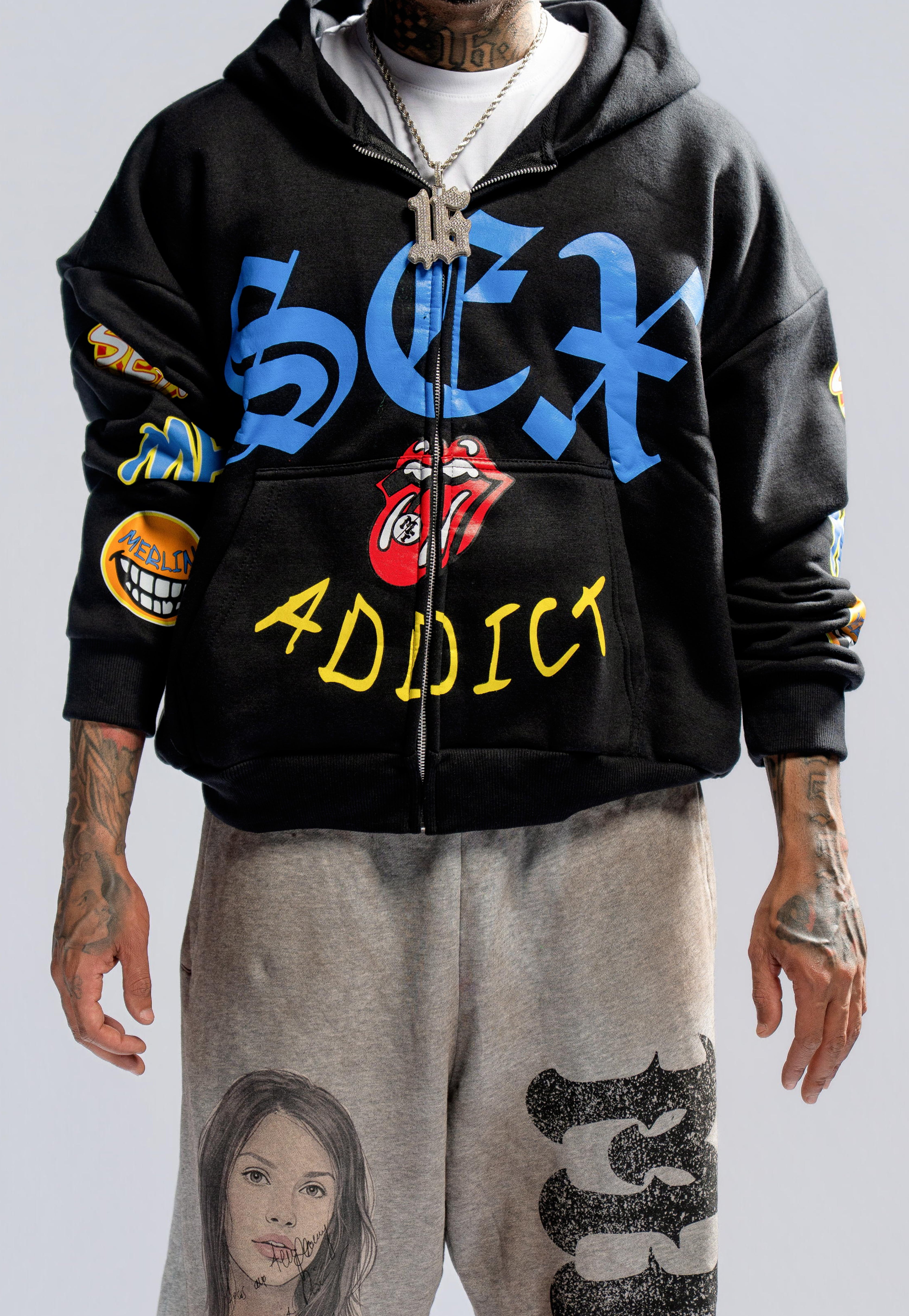 Loaded Addiction Hoodie Black